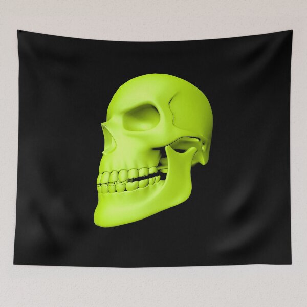 Item preview, Green skull designed and sold by redgoch.