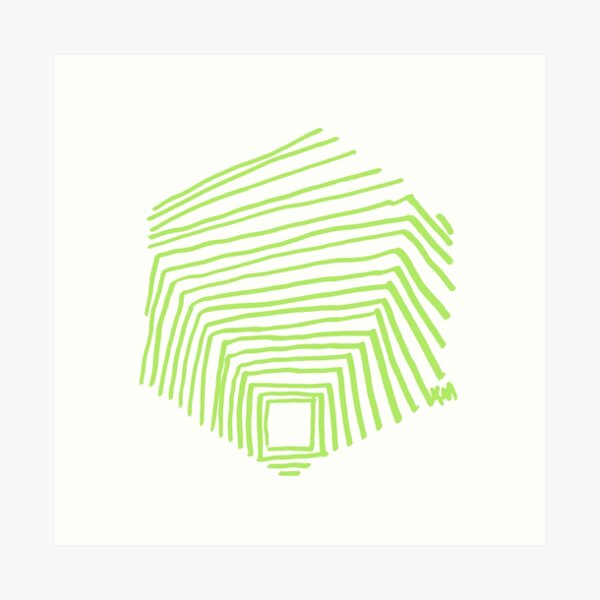 2021 02 sketchbook green 01 Art Print