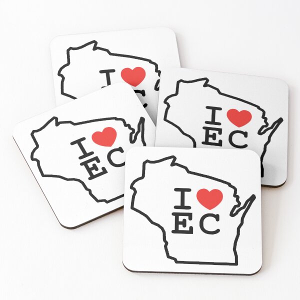 Item preview, I Love Eau Claire - White designed and sold by nicdesignsstuff.