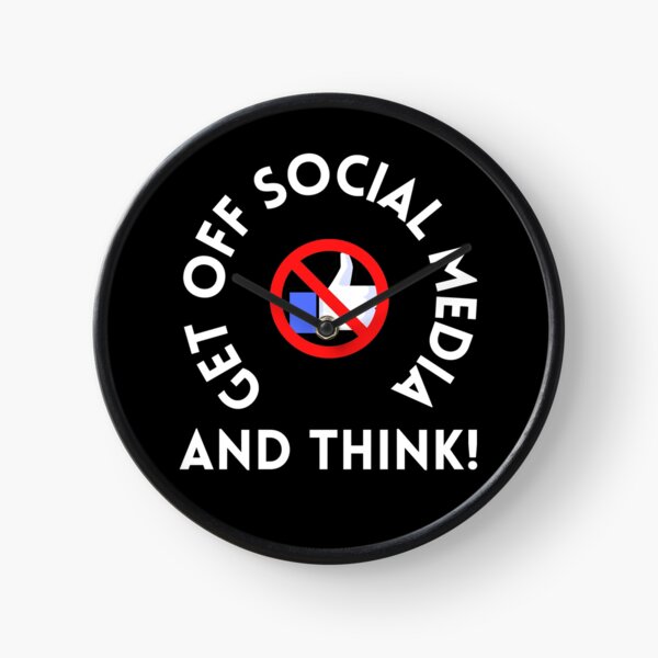 Item preview, Get Off Social Media Digital Detox Statement designed and sold by WhimsicaliTee.