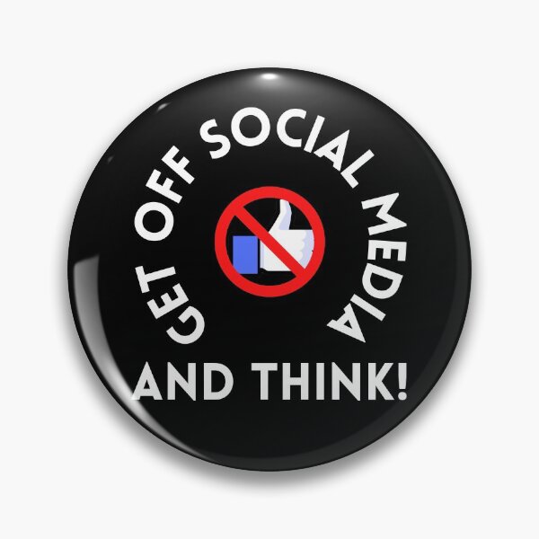Item preview, Get Off Social Media Digital Detox Statement designed and sold by WhimsicaliTee.