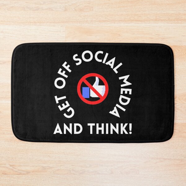 Item preview, Get Off Social Media Digital Detox Statement designed and sold by WhimsicaliTee.