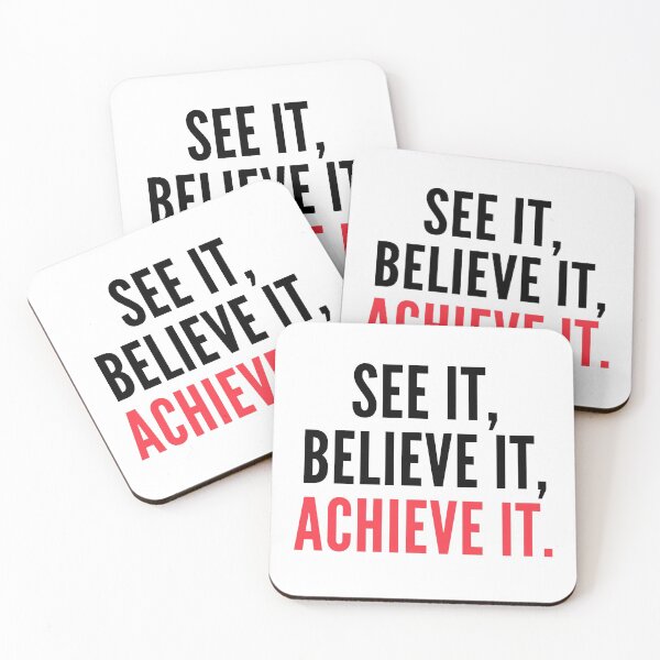 Item preview, See It Believe It Achieve It designed and sold by itsokaybyme.
