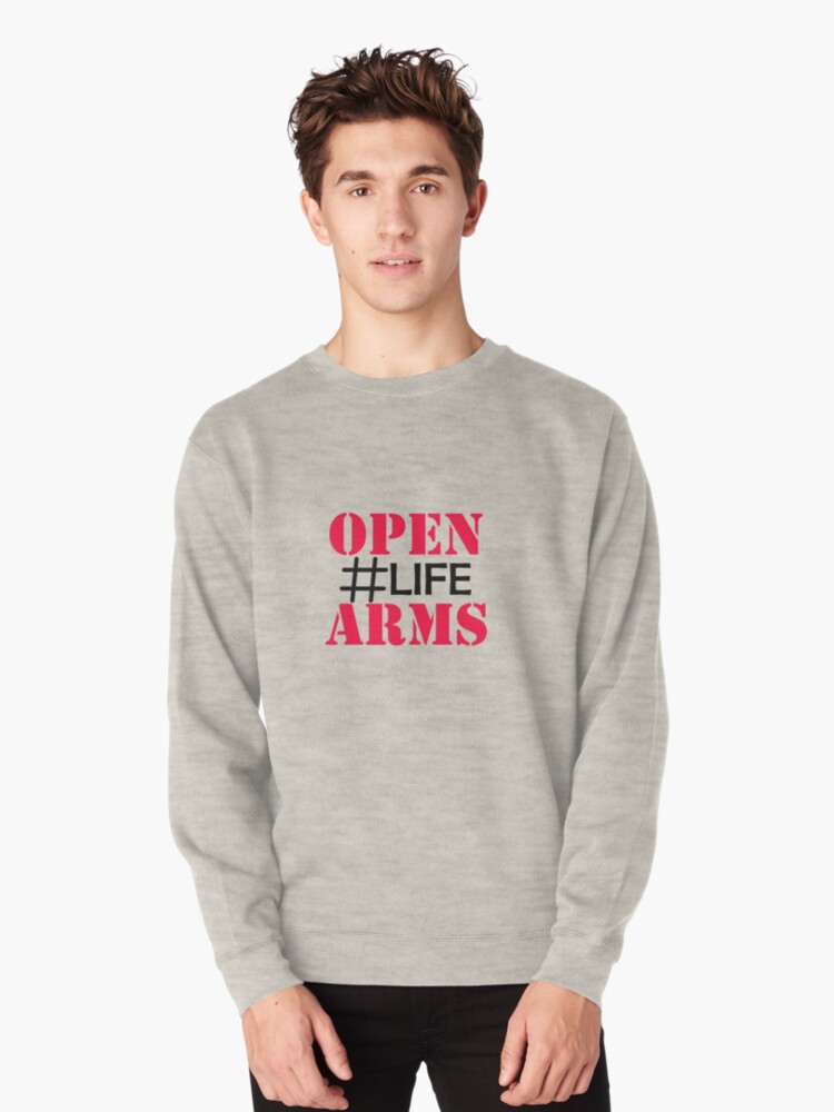 open arm sweater