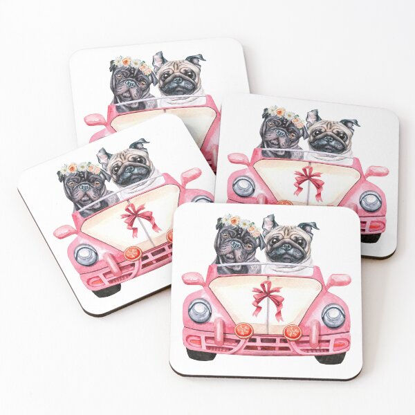 Item preview, Pug's Wedding designed and sold by irinagingercat.