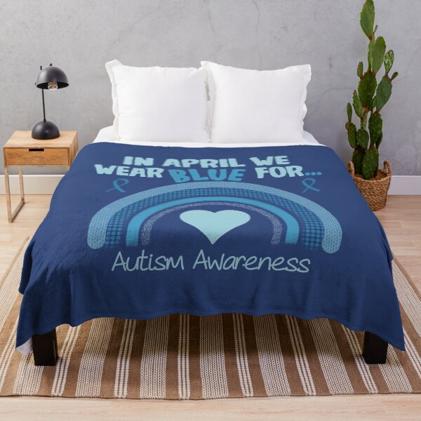 Item preview, In April We Wear Blue Autism Awareness Month designed and sold by Funful.