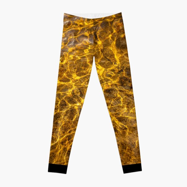 Reflecting sun rays from the lake Leggings