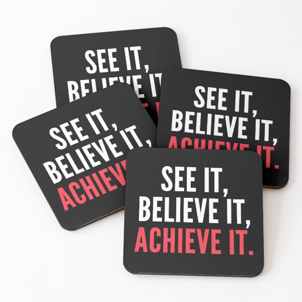 Item preview, See It Believe It Achieve It designed and sold by itsokaybyme.