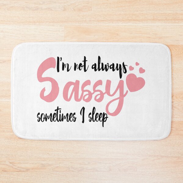 Item preview, I'm not always sassy sometimes I sleep svg is the perfect designed and sold by TheBest94.