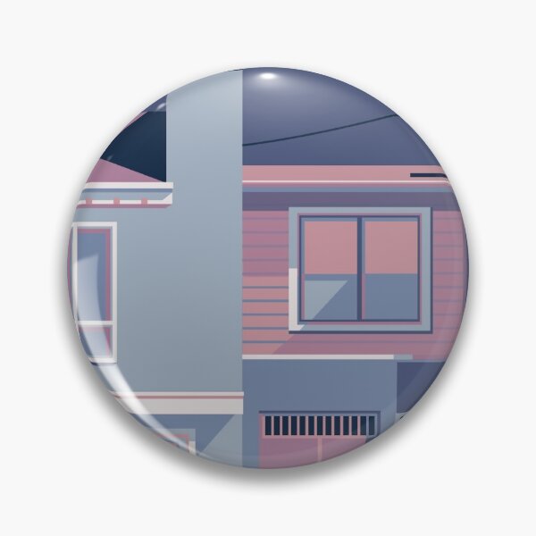 Item preview, Blue and Purple house designed and sold by Arden Taylor.