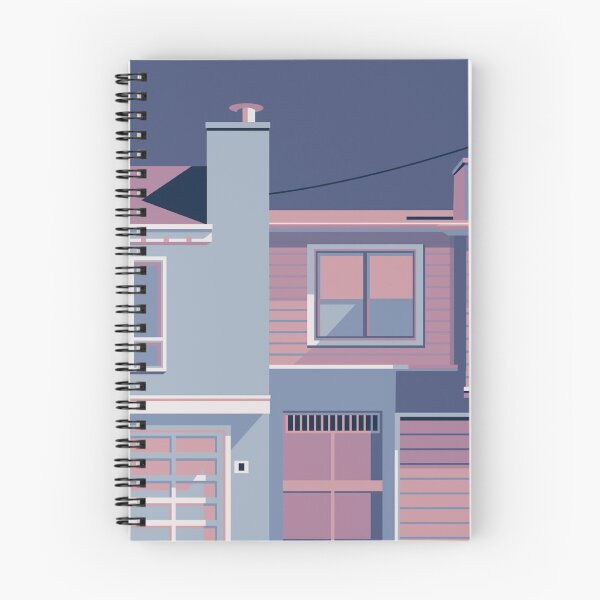 Item preview, Blue and Purple house designed and sold by Arden Taylor.