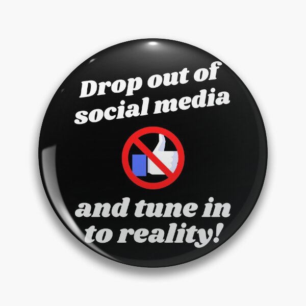 Item preview, Drop Out of Social Media Tune In To Reality Digital Detox designed and sold by WhimsicaliTee.