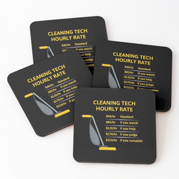 Item preview, Cleaning Tech Hourly Rate Cleaning Crew Cleaning Lady Gifts designed and sold by SavvyCleaner.