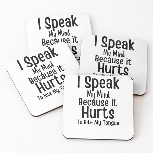 Item preview, I Speak my mind because it hurts to bite my tongue ,Humor ,Graphic Tee ,Gift for her ,Gift for mom ,Unisex ,Gift for wife designed and sold by PIXEcompany.