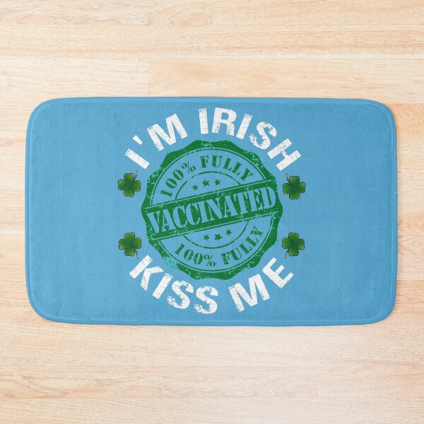 Artikelvorschau, Ich bin Ire Küss mich Ich bin 100% vollständig geimpft - Lustiges Motivationsdesign - Pro-Impfstoff-Impfung Frauen Männer, die Pro-Vax-Anwälte sind - St. Patrick Day Geschenk für Ärzte und Krankenschwestern, die gegen Coronavirus kämpfen entworfen und verkauft von WG-Factory.