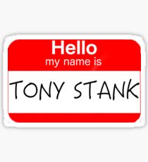 Are you Tony Stank? Sticker