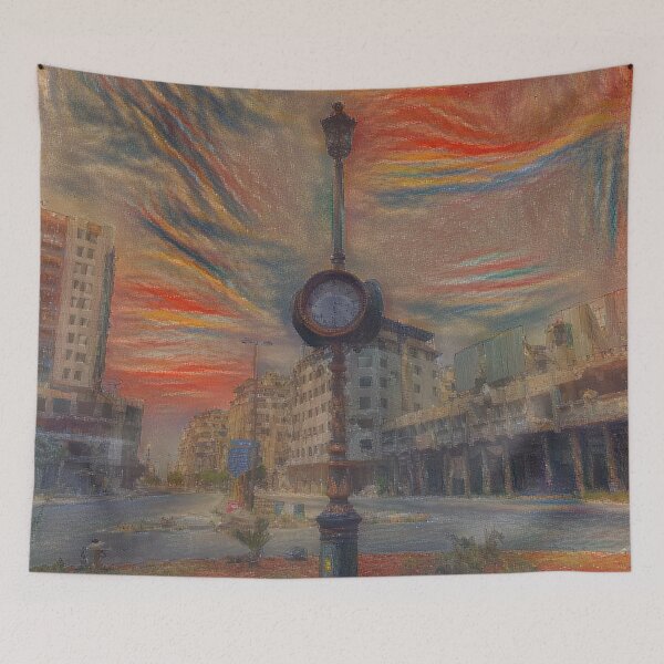 Item preview, Old Clock Tower of Homs - Munch designed and sold by Homsalgia.