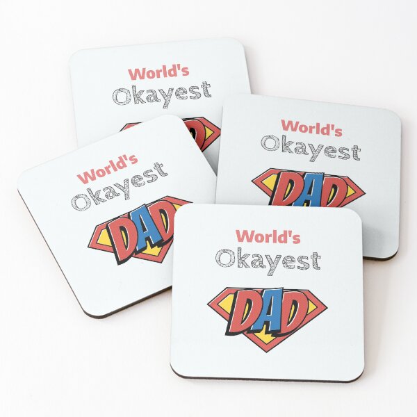 Item preview, World's Okayest Dad designed and sold by Bratak.