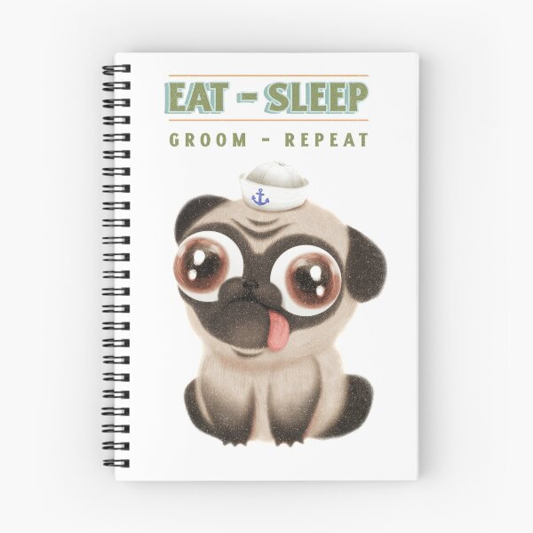 Item preview, DOG GROOMING EAT SLEEP GROOM REPEAT designed and sold by BrainBirdStudio.