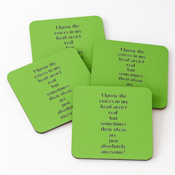 Item preview, I know the voices in my silly humour designed and sold by Creativeart1974.