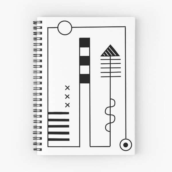 Item preview, Linear Thoughts - black designed and sold by AnnieSingerArt.