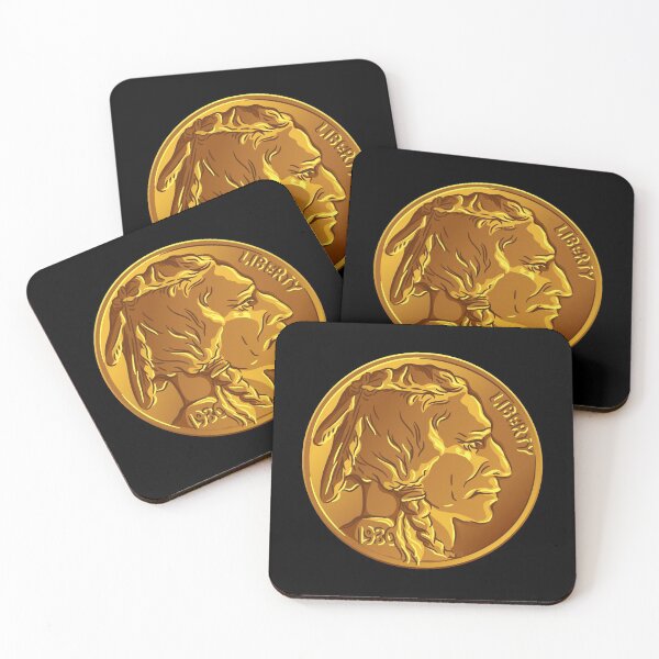 Item preview, Vector American Buffalo gold coin designed and sold by kavalenkavart.