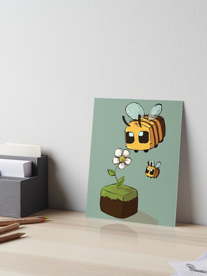 minecraft bee drawing easy
