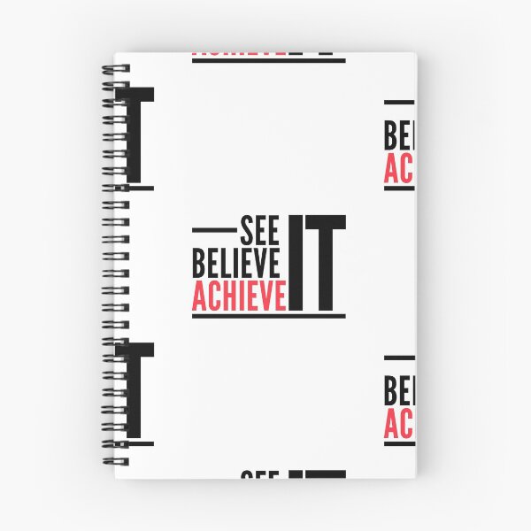 Item preview, See It Believe It Achieve It | Typography designed and sold by itsokaybyme.