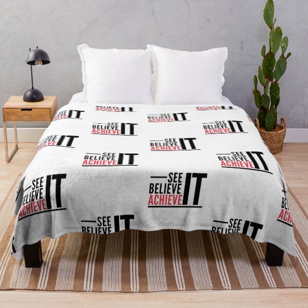 Item preview, See It Believe It Achieve It | Typography designed and sold by itsokaybyme.