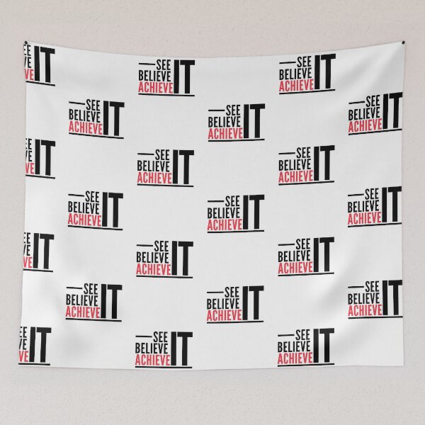 Item preview, See It Believe It Achieve It | Typography designed and sold by itsokaybyme.