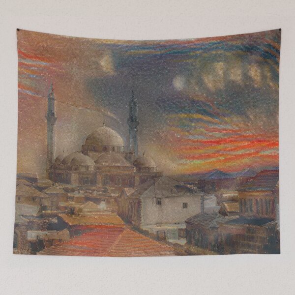 Item preview, Khaled Ibn Al-Walid Mosque in Homs - Munch designed and sold by Homsalgia.
