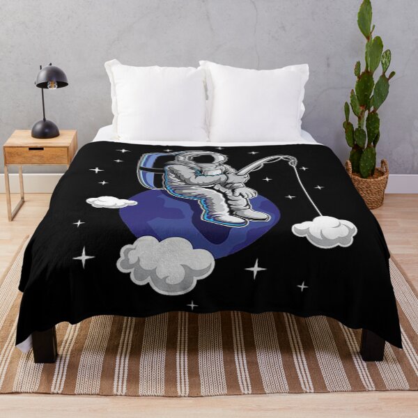 Item preview, Astronaut fishing for clouds designed and sold by OtterFactory.