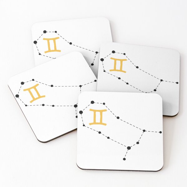 Item preview, Gemini Zodiac Sign with Constellation (Black) designed and sold by Arianna Khalil.