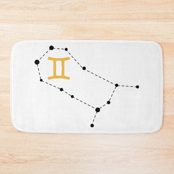 Item preview, Gemini Zodiac Sign with Constellation (Black) designed and sold by Arianna Khalil.