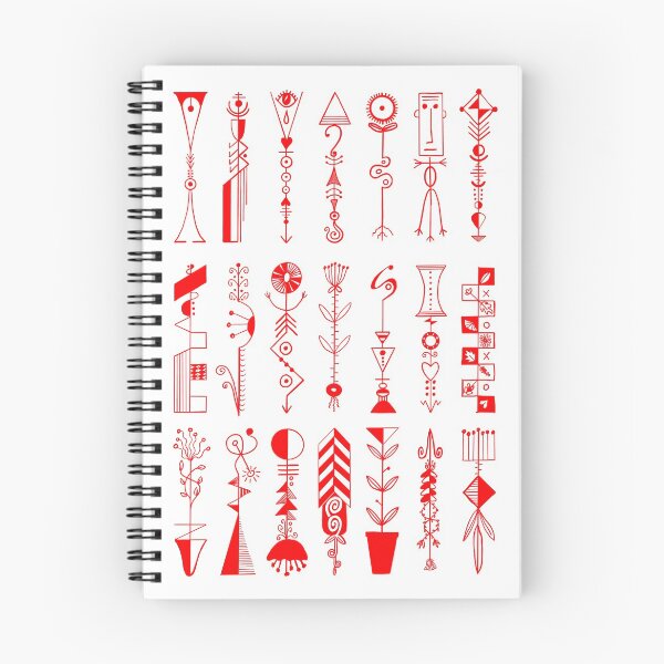 Item preview, Vertical Thoughts - red designed and sold by AnnieSingerArt.