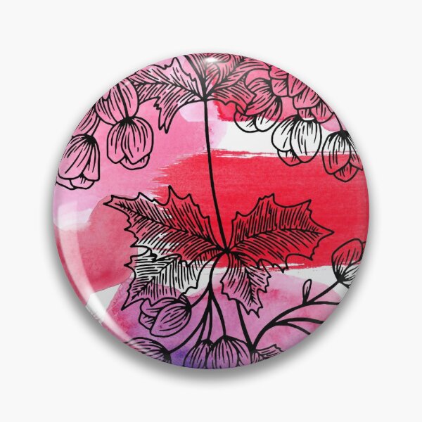 Item preview, Pink Floral Watercolor Print Design #2 designed and sold by ArtfullyKind.
