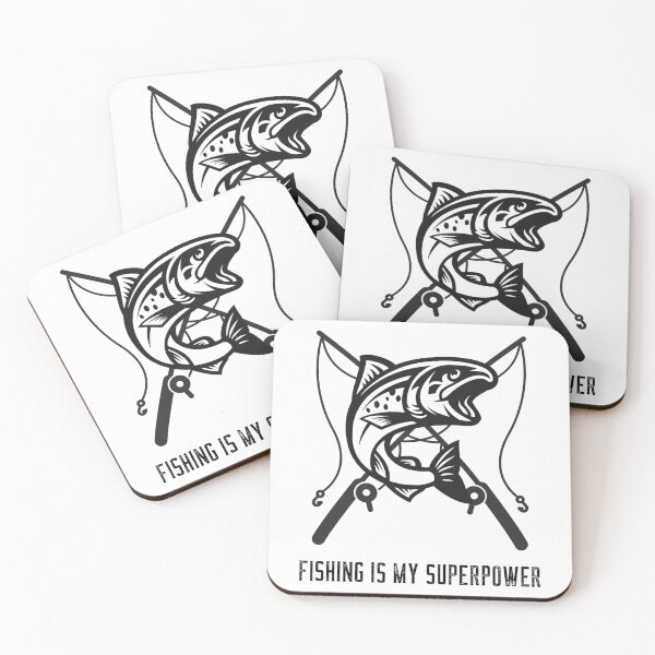 Item preview, Fishing is my Superpower Father's Day Fishing Design designed and sold by boopsblunt.
