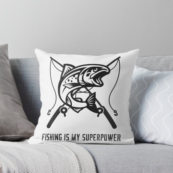 Item preview, Fishing is my Superpower Father's Day Fishing Design designed and sold by boopsblunt.