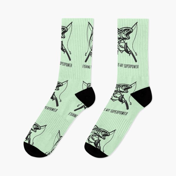 Item preview, Fishing is my Superpower Father's Day Fishing Design designed and sold by boopsblunt.