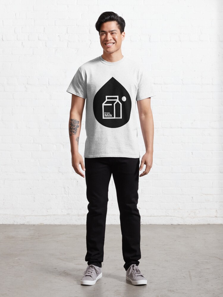 Alternate view of Milk - (Black) Classic T-Shirt