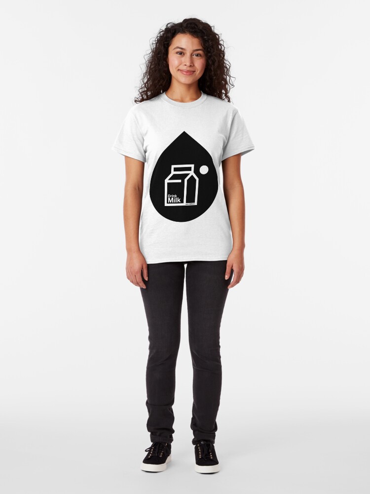 Alternate view of Milk - (Black) Classic T-Shirt