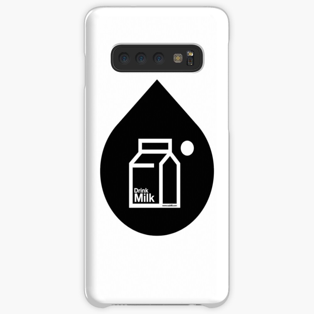 Milk - (Black) Case & Skin for Samsung Galaxy