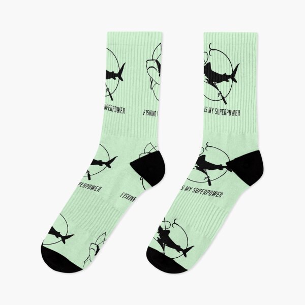 Item preview, Copy of Fishing is my Superpower Fathers Day Shark Fishing Design designed and sold by boopsblunt.