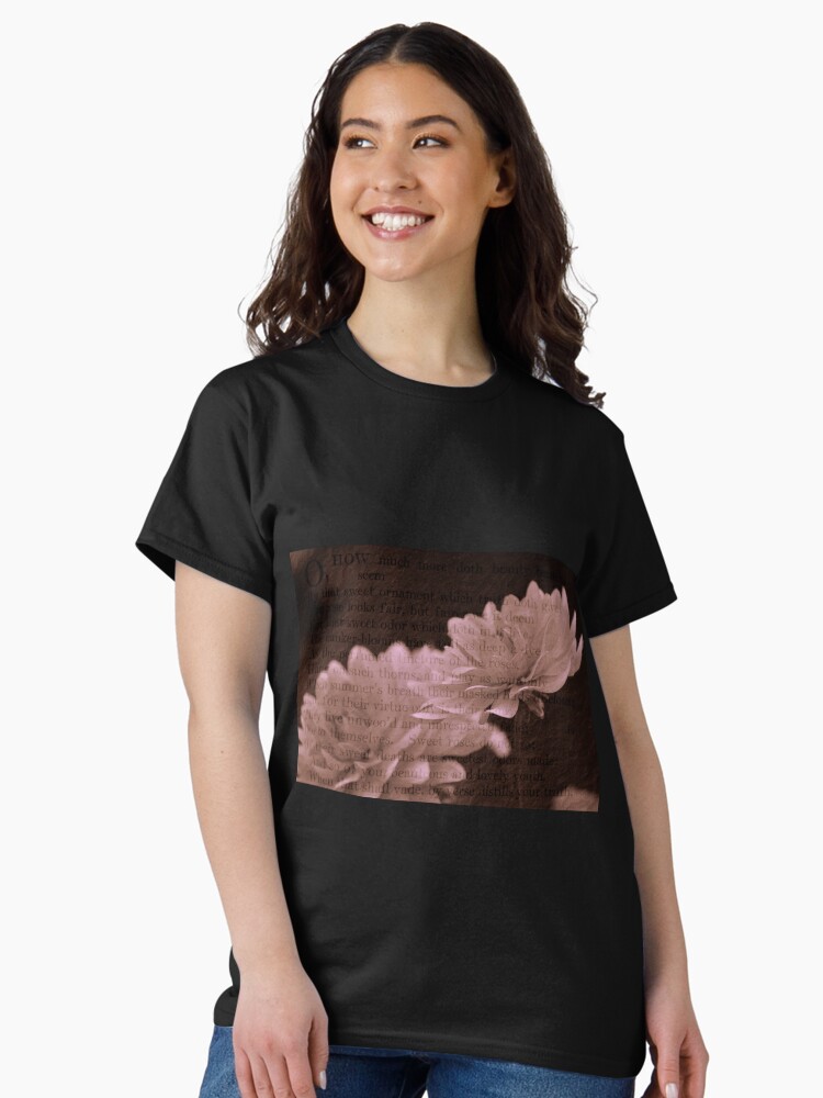 Thumbnail 1 of 7, Classic T-Shirt, Sonnet and the Flowers designed and sold by Jdubphotog.