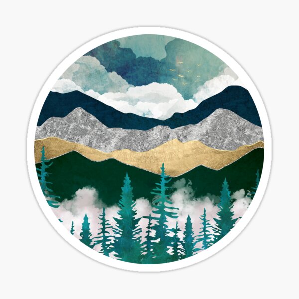 Item preview, Misty Pines II designed and sold by spacefrogdesign.