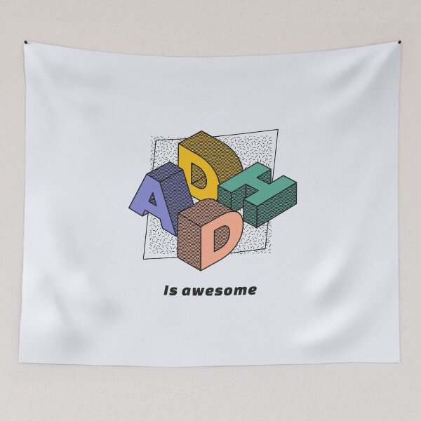 Item preview, ADHD is awesome designed and sold by Bratak.