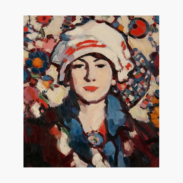 Aperçu de l'œuvre Le voile Persan, de John Duncan Fergusson. créée et vendue par Historical Paintings.