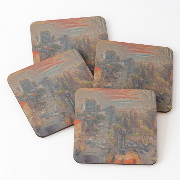 Item preview, A Cityscape of Homs - Munch منظر مدينة حمص designed and sold by Homsalgia.