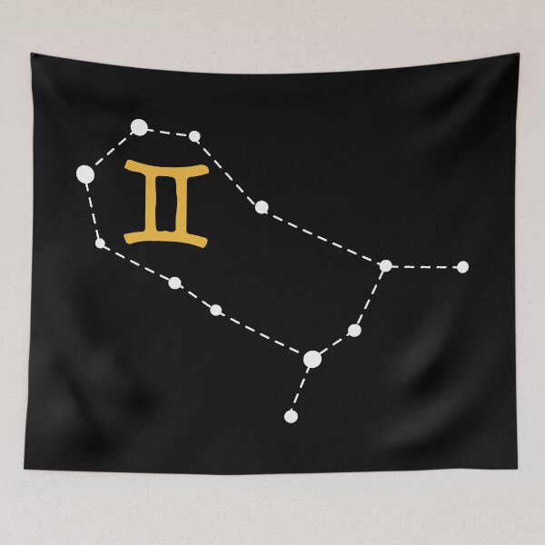 Item preview, Gemini Zodiac Sign with Constellation (White) designed and sold by Arianna Khalil.