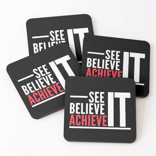 Item preview, See It Believe It Achieve It | Typography designed and sold by itsokaybyme.